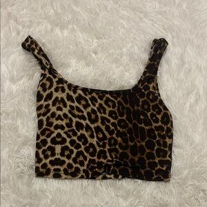 Leopard Print Women's Top